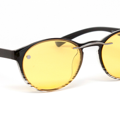 Frame with Solid Yellow Sunlens
